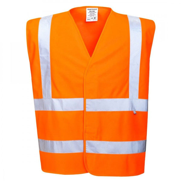 PORTWEST FR71 - Hi-Vis Anti Statik Yelek - Alev Almaz